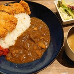 新潟市中央卸売市場誠食堂 - かつカレー
