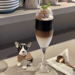 HOOPER'S cafe - デザートのコーヒーゼリー。アイスも乗って贅沢ですね。