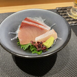 梅田 鮨 乃木坂 風 - 鰤の造り