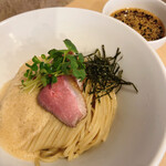 鴨麺処 和 - 鰹出汁の山かけ冷柚子つけそば