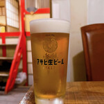麺処 竹川 - ■生ビール　¥500税込