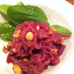 オステリア オージオ ソット - 馬肉のタルタル