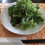 キャフェ・ド・モザ - チーズリゾット：サラダ