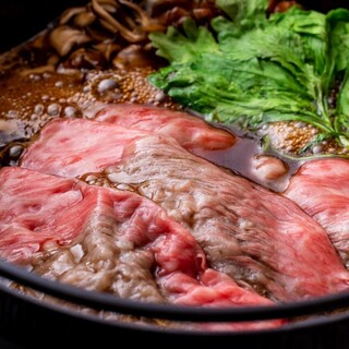 〆まで美味しい、和牛のすき焼き・しゃぶしゃぶをご堪能あれ