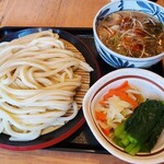 久兵衛屋 - シャキシャキ野菜肉つけ汁うどん(麺は大盛り)880円