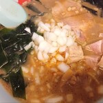 ラーメン山岡家  - プレミアム醤油とんこつ並盛り