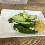 ささのや - 味噌きゅうりｻﾝ。