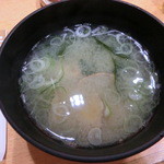 山さん寿司 - お味噌汁