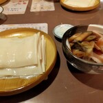 麺処酒処ふる川 暮六つ - 肉なすのつけ汁