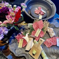 個室 和牛焼肉 吟 難波店 - 映えるお肉達♡