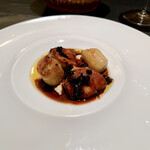 ベルエキップ - 5. 究極のフォアグラ 〜三河産うなぎのムース　※烏龍茶のパン付き