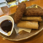 Nominy - ミニ揚げ春巻き48円&素朴なミートコロッケ63円