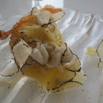 サーラ アマービレ - とうもろこしの冷たいカルボナーラ、サマー・トリュフ添え2