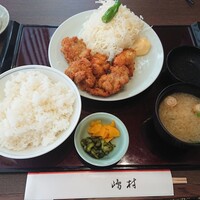 割烹 嶋村 - 若鳥のひとくち揚げ定食