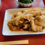 岩倉食堂 - ボリュームの豚の生姜焼き