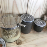 小倉うどん 助座衛門 - ☆卓上の生姜♪