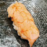 Sushi Hanaoka - 鹿児島産のナミクダ髭海老