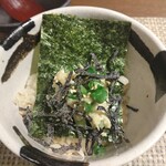 大宮 焼鳥 鳥匠 いしい - 鳥なめろう。