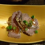 大宮 焼鳥 鳥匠 いしい - ローストビーフ。