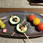 大宮 焼鳥 鳥匠 いしい - 焼野菜。