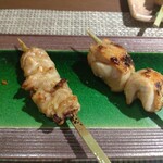 大宮 焼鳥 鳥匠 いしい - ハラミ、モモ。