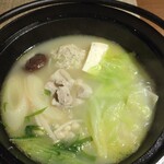 大宮 焼鳥 鳥匠 いしい - 鶏鍋。