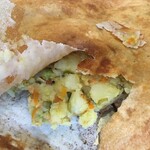 インド料理 パリワル - ジャガイモのフィリングがたっぷり！