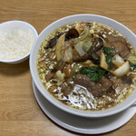 Chuukaryouri Yuukarin - 牛肉と野菜のあんかけラーメン＠1,000円