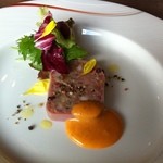 前菜：仔羊のテリーヌ　クミン風味
          