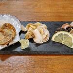 誠寿司 - 貝刺の盛り合わせ