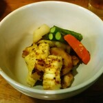 菊乃家本店 - 鳥 野菜みそ焼