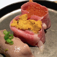 黄金出汁しゃぶと江戸前寿司 肉のあさつ 梅田お初天神店 - 