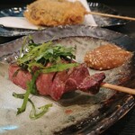 焼鳥りっぷ - 肝(自家製梅肉添え)