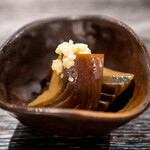 鮨 皐月 - 茄子の煮浸し