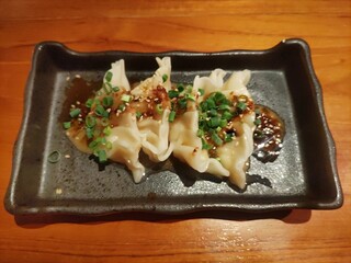 0760 - 海老しんじょうの水餃子　特製ゴマダレと海老辣油