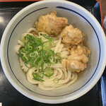 おにやんま - かしわ天うどん