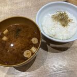 和ごはんとカフェ チャワン アリオ橋本店 - お代わりご飯＆味噌汁