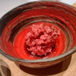 肉割烹 岡田前 - 大盛にしますか？二郎かここは‥