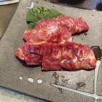 Yamagata Kurogewagyu Uyonezawagyuuyakiniku Kotora - ハラミ