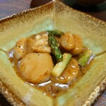 閑祥庵 禅紫 - ホタテバター和え