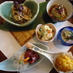 ゆうがた - 2,000円ランチの前菜盛り合わせ