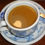 いろり　じねん - 「珈琲（ミルクを入れました）」です(2013/8/5UP)