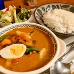 Beniya - 季節の野菜カレーセット　950円