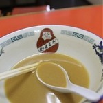 だるま軒 - スープお残し