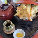 あさしお丸 - 海老天丼