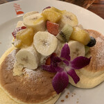 ザ・フレンチトースト ファクトリー - フルーツパンケーキ　1480円　外税