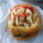 島崎松月堂 - お好み焼きがパンと合体。