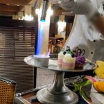 クラブダイニング - プディングは目の前で仕上げ(○_○)！！