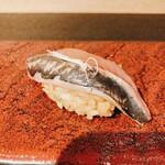 築地青空三代目別邸 - アジの漬け