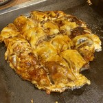 お好み焼 焼そば てこいち - もだん焼（ぶた、チーズ）